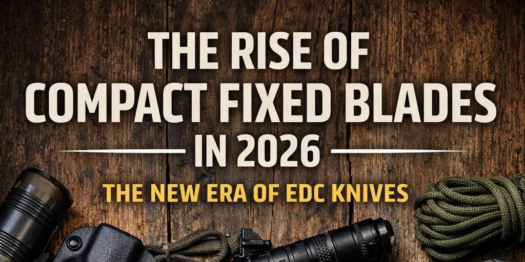 Why Compact Fixed Blades Are Dominating the EDC Knife World in 2026